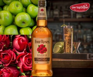 Cocktail Appel/Roos met Four Roses Bourbon - NBFB (1)