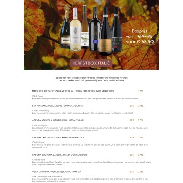 Herfstbox Italië